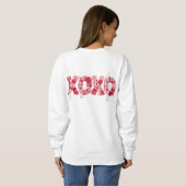 Valentine XOXO PNG Sublimation Design Trui (Achterkant volledig)