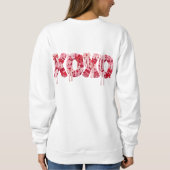 Valentine XOXO PNG Sublimation Design Trui (Achterkant)