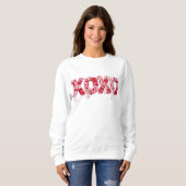 Valentine XOXO PNG Sublimation Design Trui (Voorkant volledig)
