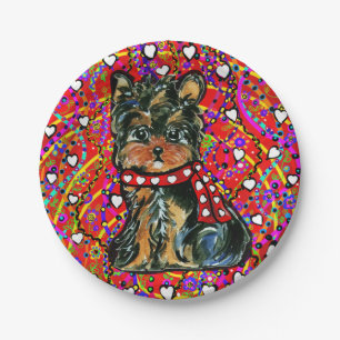Valentine Yorkie Poo Papieren Bordje