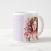 Valentine, You're the Reason for My Smile Grote Koffiekop (Voorkant rechts)