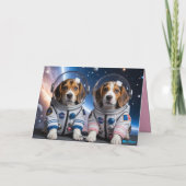 Valentinekaart voor Beagle Bedankkaart (Achterkant)