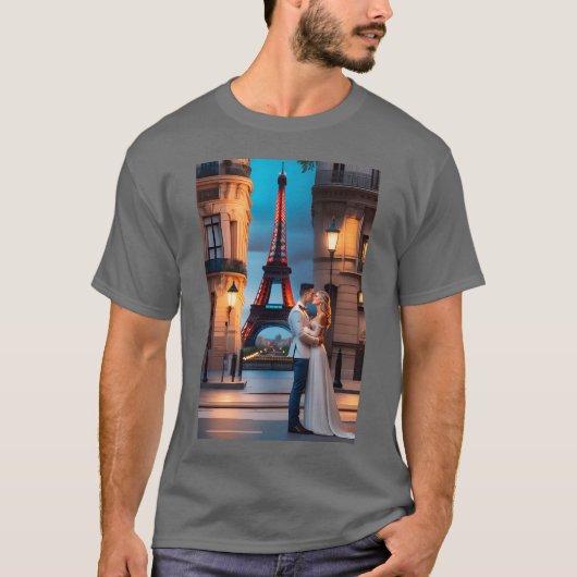 ValentineRomc Klassiek ontwerp retro T-shirt (Voorkant)