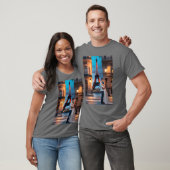 ValentineRomc Klassiek ontwerp retro T-shirt (Unisex)