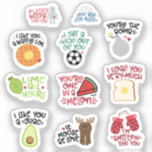 VALENTINES [1] STICKER (Voorkant)