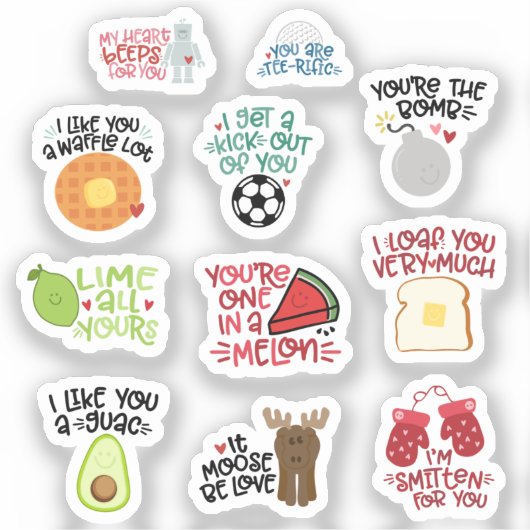 VALENTINES [1] STICKER (Voorkant)