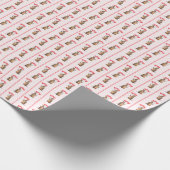 Valentine's Armadillo Wrapping Paper Cadeaupapier (Hoek)