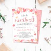 Valentine's Baby Shower Invitation Kaart