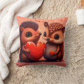 Valentine's beer cartoon aangepaste kussensloop kussen (Deken)