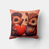 Valentine's beer cartoon aangepaste kussensloop kussen (Achterkant)