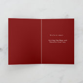 Valentine's Calico Kitten Chocolates Red Hearts  Kaart (Binnen)