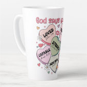 Valentine's Candy Hearts Christian Latte Mok (Linkerhoek)
