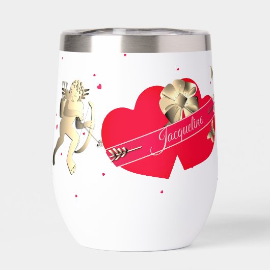 Valentine's Cupid & Hearts  (Achterkant)