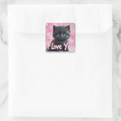 Valentines Cute Kitten  Stickers (Tas)