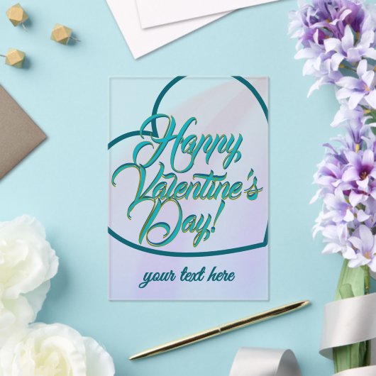 Valentine's Day  Acryl Uitnodigingen (Insitu (Huwelijk))