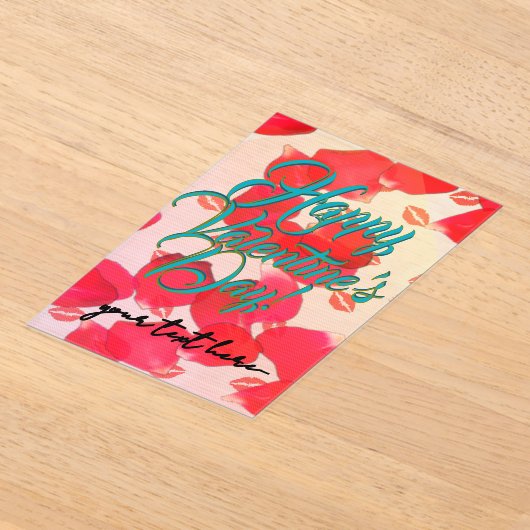 Valentine's Day Acryl Uitnodigingen (Laagn)