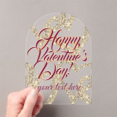 Valentine's Day Acrylic Invitations Acryl Uitnodigingen (Insitu (Draagbaar))