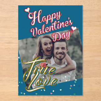 Valentine's Day  Acrylic Invitations Acryl Uitnodigingen