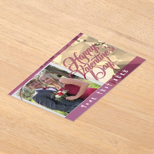 Valentine's Day  Acrylic Invitations Acryl Uitnodigingen (Laagn)