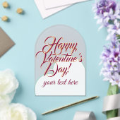 Valentine's Day  Acrylic Invitations Acryl Uitnodigingen (Insitu (Huwelijk))