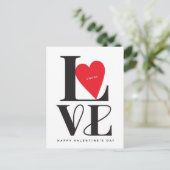 Valentine's Day  Be Mine Valentine's Day Card Briefkaart (Staand voorkant)