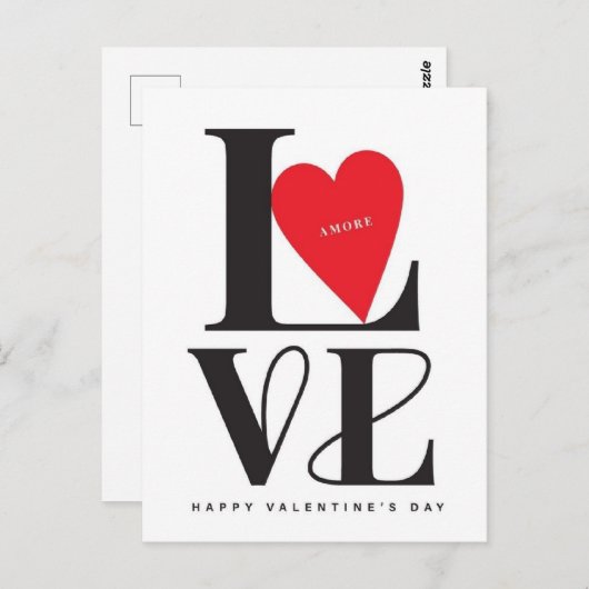 Valentine's Day  Be Mine Valentine's Day Card Briefkaart (Voorkant / Achterkant)
