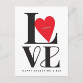 Valentine's Day  Be Mine Valentine's Day Card Briefkaart (Voorkant)