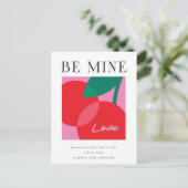 Valentine's Day  Be Mine Valentine's Day Card Briefkaart (Staand voorkant)