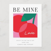 Valentine's Day  Be Mine Valentine's Day Card Briefkaart (Voorkant)