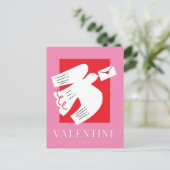 Valentine's Day  Be Mine Valentine's Day Card Briefkaart (Staand voorkant)