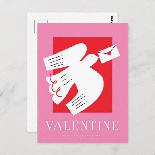 Valentine's Day  Be Mine Valentine's Day Card Briefkaart (Voorkant / Achterkant)