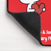 Valentine's Day Bear Heart Joyful Love Laughter  Muismat (Hoek)