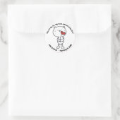 Valentine's Day Bear Heart Ronde Sticker (Tas)