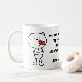 Valentine's Day Bear Love Heart Koffiemok