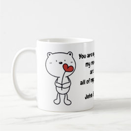 Valentine's Day Bear Love Heart Koffiemok