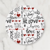 Valentines Day Bedankjes Labels (Voorkant)