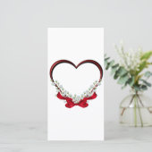 Valentine's Day Bedankkaart (Staand voorkant)