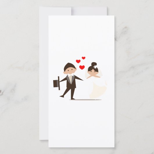 Valentine's Day Bedankkaart (Achterkant)