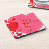 Valentine's Day Bier Onderzetter (Linkerzijde)