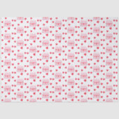 Valentine's Day Birthday Cake Pattern Tissuepapier (Voorkant)