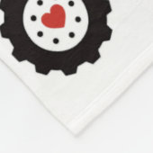 Valentines Day Boys Kids Toddler Construction Truc Fleece Deken (Hoek)