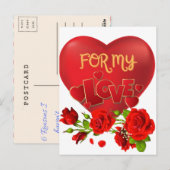 Valentine's Day Briefkaart (Voorkant / Achterkant)
