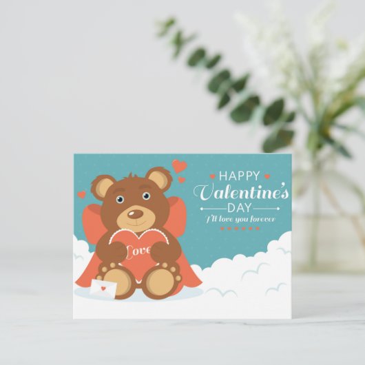 Valentine's Day Briefkaart (Staand voorkant)