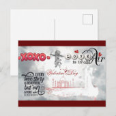 Valentine's Day Briefkaart (Voorkant / Achterkant)