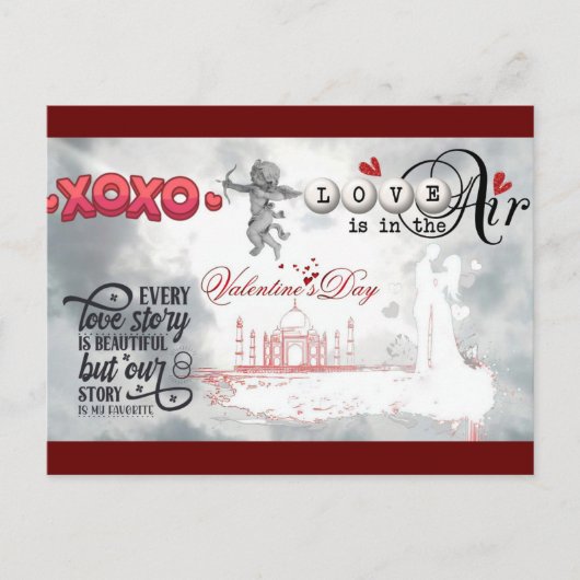 Valentine's Day Briefkaart (Voorkant)