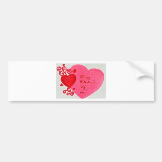 Valentine's Day Bumpersticker (Voorkant)