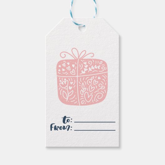 Valentine's Day Cadeaulabel (Voorkant)