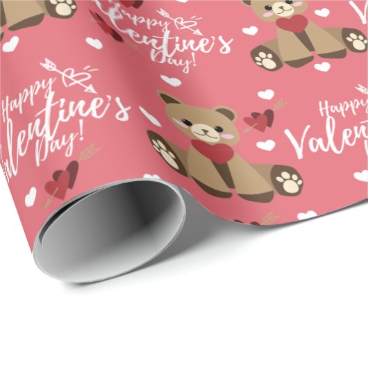 Valentine's Day Cadeaupapier (Rol Hoek)