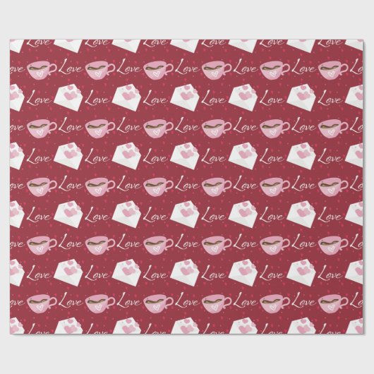 Valentine's Day Cadeaupapier (Vlak)