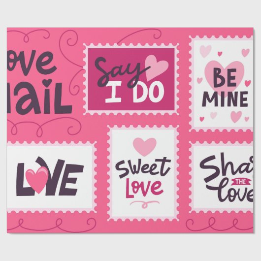 Valentine's Day Cadeaupapier (Vlak)